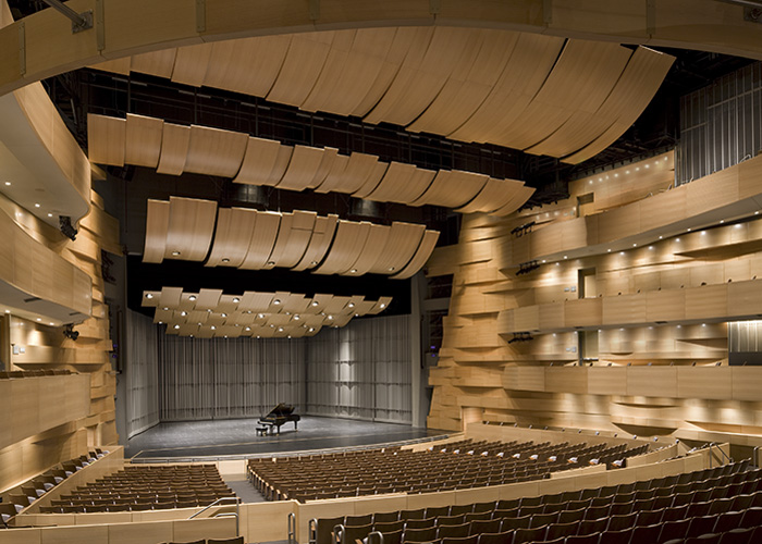CSUN stage and piano